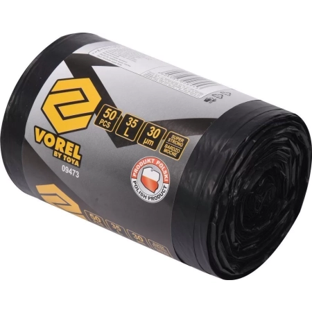 WORKI SUPER MOCNE NA ODPADY BUDOWLANE 35L 50SZT
